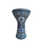 Donizetti Profesyoneller Için Döküm Mısır Darbuka Ağırlık 3 Kg Iznik Çinisi Işlemeli