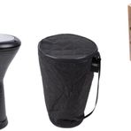 Donizetti Siyah Mısır Darbuka + Seyahat Kajon Cajon