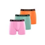 Donkshot 1101V3 Lila-Mint-Orange 3'lü Likralı Compact Classic Boxer