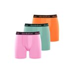 Donkshot 1104V3 Lila-Mint-Orange 3'lü Likralı Compact Uzun Erkek Boxer