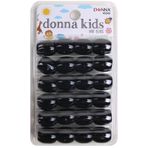 DONNA Jumbo Plastik Saç Boncukları, Çocuklar için DIY Örgü Boncukları 1 adet Hızlı Boncuklar, Küçük Paket Boyutu, 1 Adet Siyah Renk