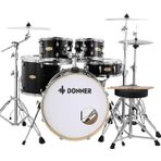 Donner Dds-520 5-parça 22" Akustik Davul Siyah