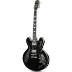 Donner DJP-1000 Semi-Hollow Elektro Gitar (Siyah)