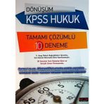 Dönüşüm KPSS Hukuk Tamamı Çözümlü 10 Deneme