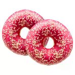Donut Worry Be Happy 60 gr Çilekli Donut