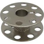 Donwei 270010QWS(3S) Düz Makine Metal Beyaz Tırnaklı-İçi Tırtıklı Masura