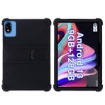 Doogee U10 25,7 cm (10,1 inç) Android için koruyucu kılıf, darbeye dayanıklı silikon kılıf, ince ve uzun ömürlü kılıf, su geçirmez, çizilmez, siyah