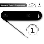 Dooman Ultra Hızlı Et ve Sıvı Sıcaklık Ölçme Termometresi (1s'den Kısa)