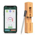 Doomun Kablosuz Et Termosi 5-10 Dakika Hızlı Şarj 98FT Kablosuz Menzil Izgara ve İçme için BT Et Probu IPX7 Su Geçmez Akıllı APP Kontrolü Yemek Pişme Barbekü Mutfak İçen
