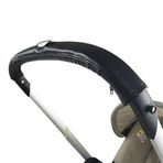 Doona Bebek Arabası ve Araba Koltuğu ile Uyumlu PU Deri Kulp Kılıfı, Çıkarılabilir Çocuk Arabası Kolu Fermuarlı Kılıf, Toz Geçirmez, Su Geçirmez