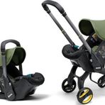 Doona i Bebek Arabasına Dönüşen Tekerlekli Gr 0 i-Size Ana Kucağı Oto Koltuğu - Desert Green