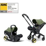 Doona İ Bebek Arabasına Dönüşen Tekerlekli Gr 0 İSize Ana Kucağı Oto Koltuğu - Desert Green