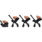 Doona x Bebek Arabasına Dönüşen Tekerlekli gr 0 I-Size 3 Yatış Pozisyonlu Ana Kucağı Oto Koltuğu - Tarçın