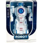 Doop Market Robot - Oyuncak Robot - Işıklı - Sesli - Hareketli - Beyaz - Oyuncak