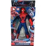 Doop Spiderman Işıklı Sesli Figür Oyuncak 25 cm Renkli Örümcek Adam Hediyelik Tipi