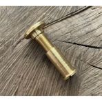 Door Pirinç Çelik Kapı Dürbünü Ahşap Kapı Dürbünü Sarı Renk 14mm 5cm