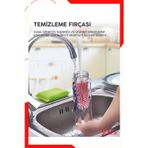 Doori Biberon Emzik Temizleyici Silikon Fırça Suluk Sürahi Yağ Şişe Temizleme Fırçası