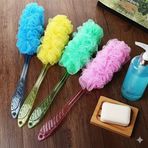 Doori Uzun saplı duş lifi duş lifi banyo lifi saplı banyo lifi banyo sırt fırçası lifli fırça
