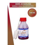 Dopar Bağcık Altın Yunus Bordo Cilalı Ayakkabı Bakım Boyası 100 ml Set