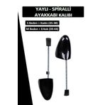 Dopar Bağcık Comfy Siyah Yaylı Ayakkabı Kalıbı