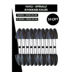 Dopar Comfy Siyah Yaylı Ayakkabı Kalıbı 35-38 Numara 10 ÇİFT