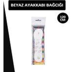 Dopar Lucky Ayakkabı Bağcığı 120 cm - Beyaz
