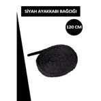 Dopar Siyah Ayakkabı Bağcığı Yassı Bağcık 120 Cm Siyah