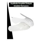 Dopar Sneakers Ayakkabı Kırışıklık Önleyici Koruyucu S 35-40 Uyumlu + Beyaz Ayakkabı Bağcığı