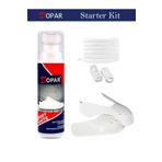 Dopar Starter Kit - Beyaz Spor Ayakkabı Boyası+ayakkabı Kırışıklık Önleyici+tak Bırak Bağcık