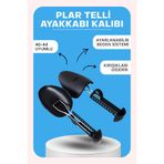 Dopar Telli Ayarlanabilir Plar Ayakkabı Kalıbı 1 Çift 40-44 Uyumlu Erkek Beden