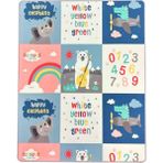 Dophia Hello Baby Roro Happy Elephant Oyun Halısı - 180 x 200 cm - Pembe - Gri