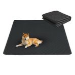DOPLUSDO Köpekler için Yıkanabilir Çiş Pedi, Yeniden Kullanılabilir Köpek Pedi Evcil Hayvan Eğitim Pedleri, 80 cm × 90 cm Su Geçirmez Köpek Pee Pad Sızdırmaz Köpekler için Whelping Lazımlık Pedleri - Whelping,