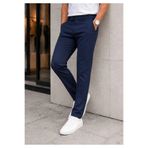 DOPPİO'N DENİM Erkek Lacivet Slim Fit Esnek Likralı Kumaş Pantolon