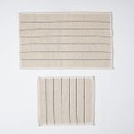 DOQU HOME Arte Banyo Paspası Krem&Antrasit 60x100cm