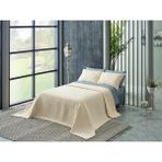 Doqu Home Arya Çift King Size Yatak Örtüsü - Krem - 250 x 280 cm