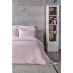 DOQU HOME Arya Çift King Size Yatak Örtüsü - Pudra