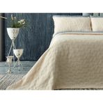 Doqu Home Arya Tek King Size Yatak Örtüsü - Krem - 200 x 240 cm