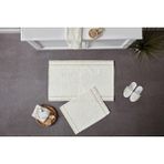 Doqu Home Banyo Paspası Dora Krem - Vizon - Beyaz - Kahve