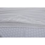 Doqu Home Colourful Fitted Çarşaf Çift King Size - Beyaz - 180 x 200 + 35 cm