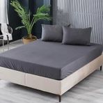 Doqu Home Colourful Fitted Çarşaf Tek Kişilik - Antrasit