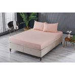 Doqu Home Colourful Fitted Çarşaf Tek Kişilik - Somon - 100 x 200 + 35 cm