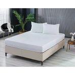 Doqu Home Colourful Fitted Tek Kişilik Beyaz Çarşaf