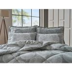Doqu Home Doqu Poly Cotton Tek Kişilik Uyku Seti Viva - 155X215 - Açık Gri