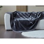 Doqu Home Embos Battaniye Perlina Çift Kişilik - Gri - 200 x 220 cm