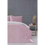 Doqu Home Glimmer Easy Cotton Çift King Size Nevresim Takımı - Gül Kurusu - 225 x 245 cm