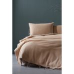 Doqu Home Ipliği Boyalı Serisi Ahenk Tek Kişilik Nevresim Takımı - Bej - 160 x 220 cm
