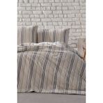 Doqu Home Ipliği Boyalı Serisi Milla Çift Kişilik Nevresim Takımı - Lacivert - 200 x 220 cm