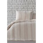 Doqu Home Ipliği Boyalı Serisi Novela Çift Kişilik Nevresim Takımı - Bej - 200 x 220 cm