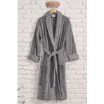DOQU HOME Ivory Bornoz Gri - L/XL 130