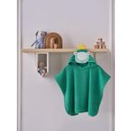 Doqu Home Kral Kurbağa Figürlü Havlu Panço - Piny Bebek Havlu Panço - King Frog - Pamuk